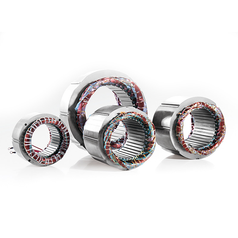 Estator de motor de eletrodomésticos e núcleo de rotor