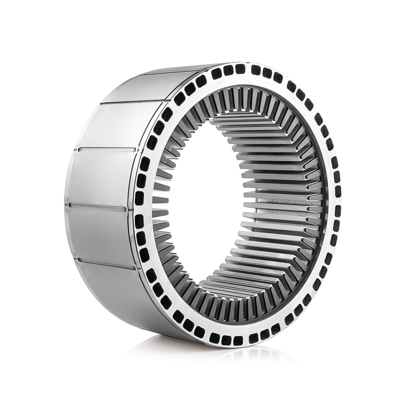 Estator do motor de tração e núcleo do rotor