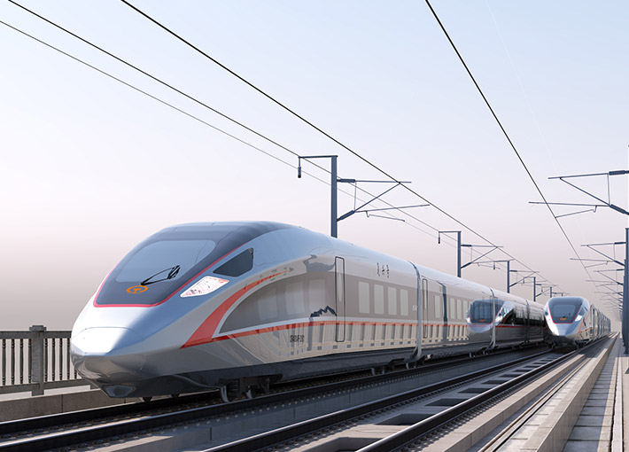 Estator do motor de trânsito ferroviário e núcleo do rotor