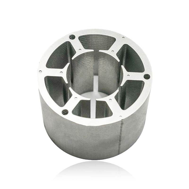 Estator de motor de eletrodomésticos e núcleo de rotor